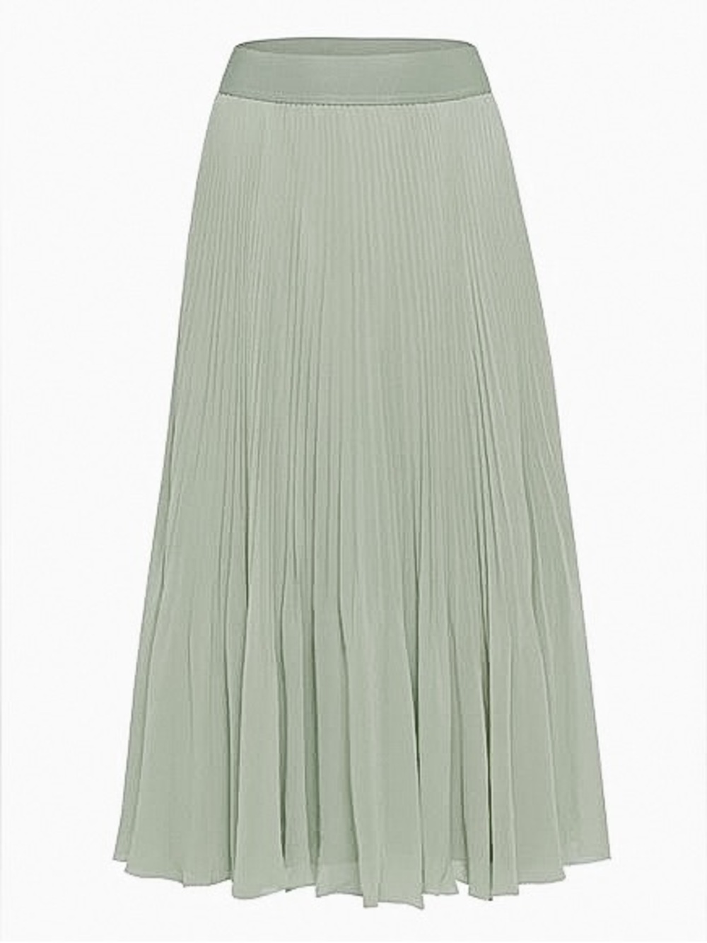 Aritzia Wilfred Chiffon Twirl Pleated Skirt — Sage — Small